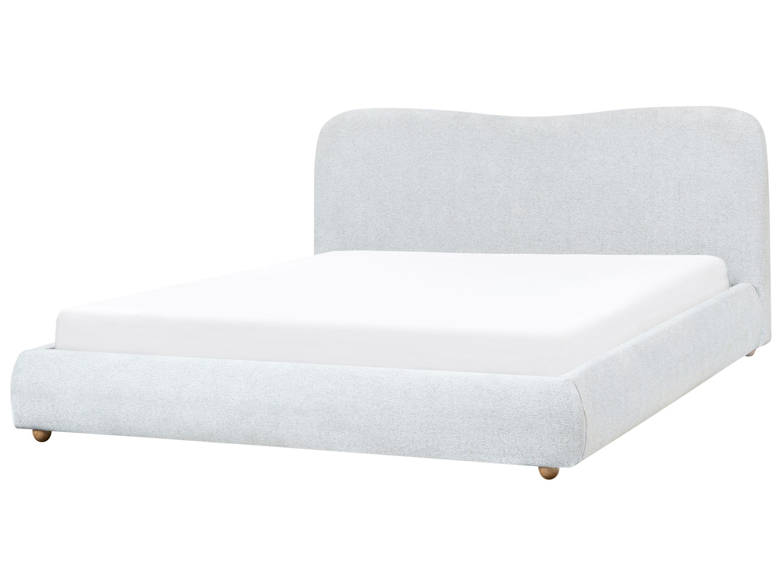 Beliani Bett mit Stauraum aus Polyester Modern BLAGNAC