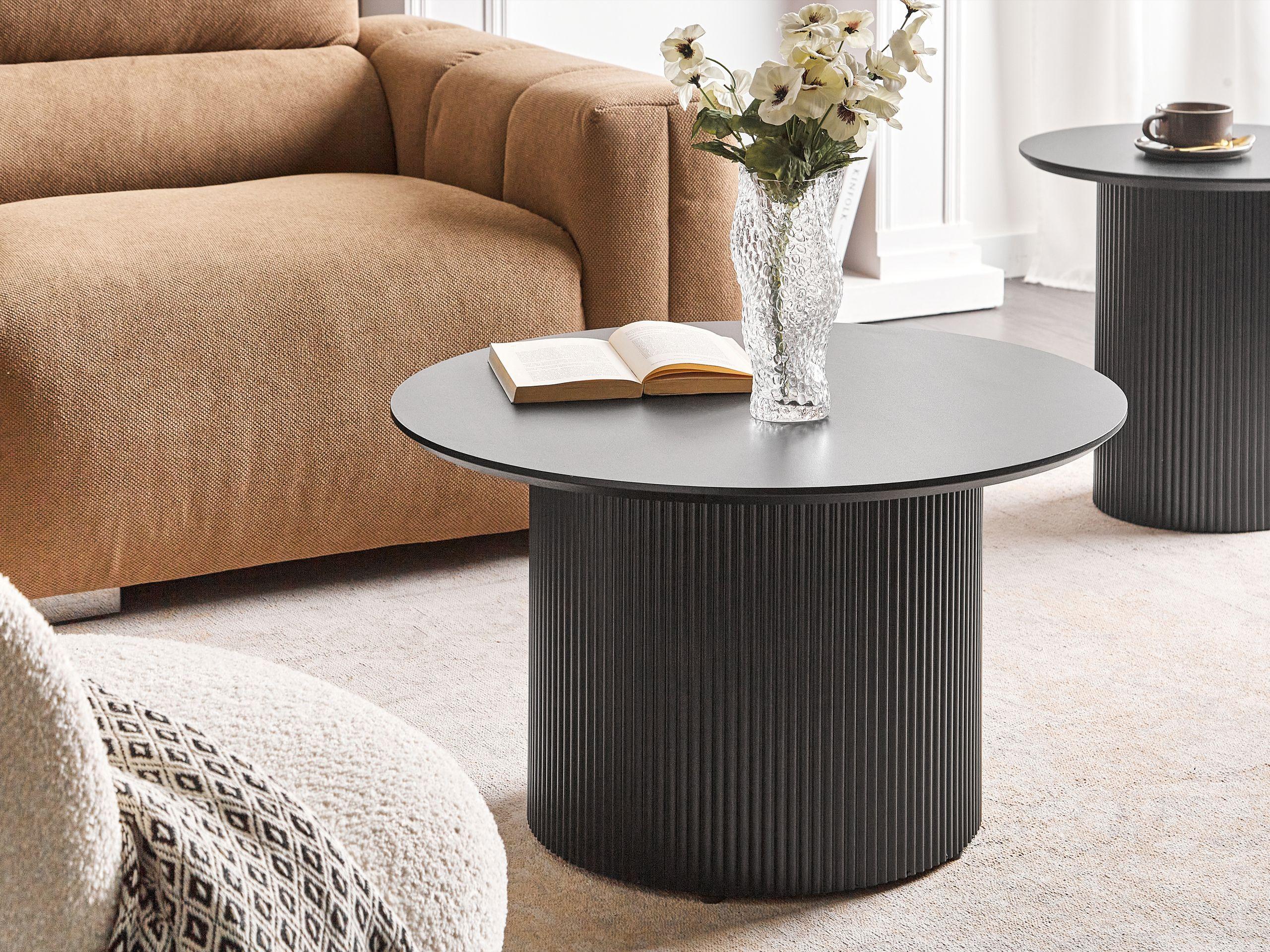 Beliani Couchtisch aus MDF-Platte Modern LEONA