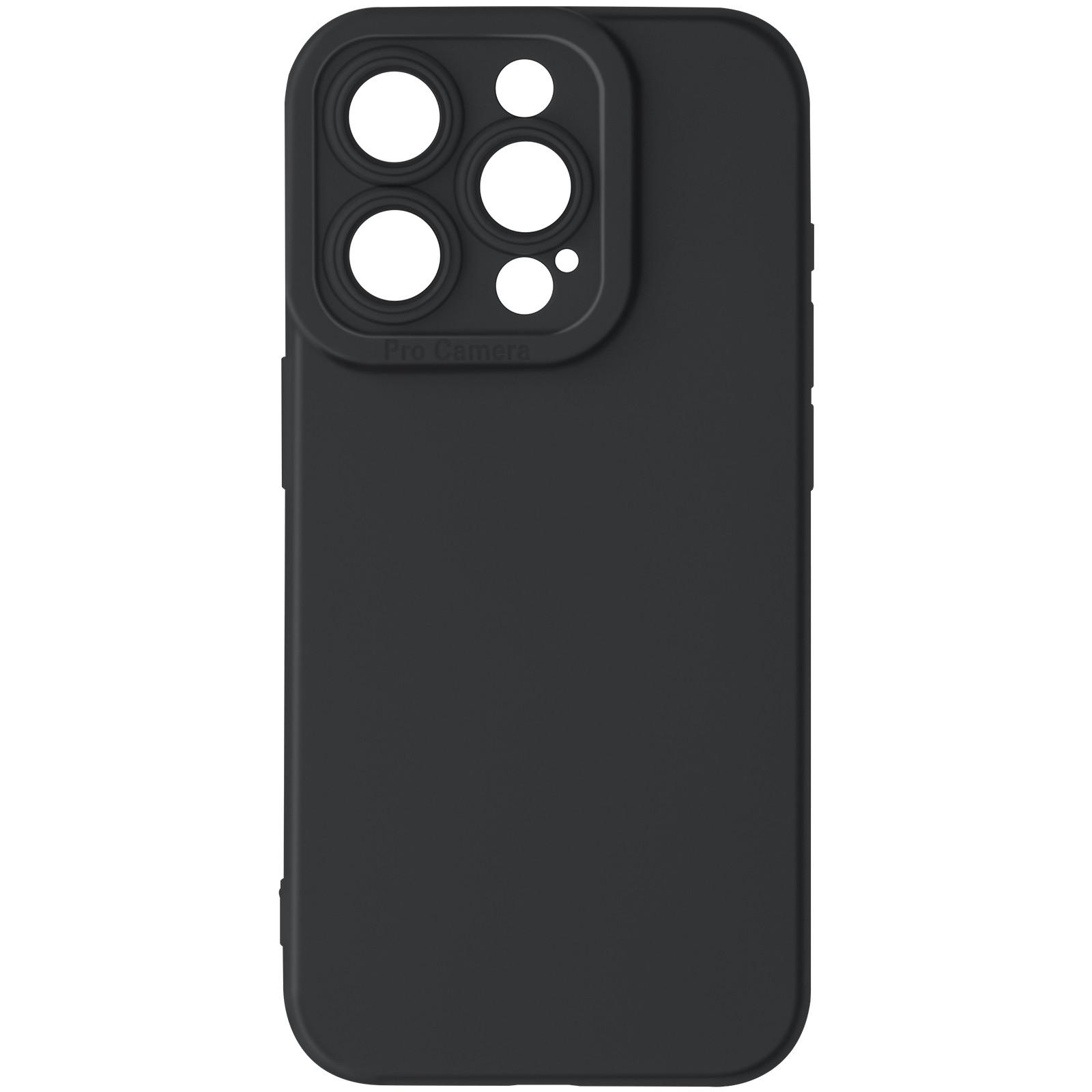 Avizar Weiche Hülle iPhone 15 Pro Max Schwarz