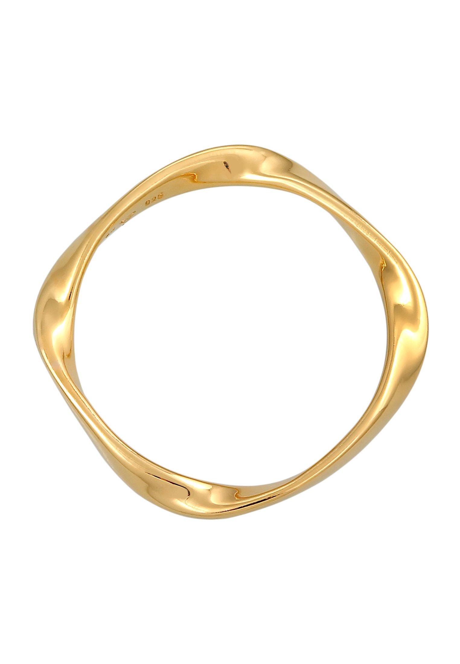 Elli Ring Elli Ring Bandring Gedreht Stapelring Basic 925 Silber
