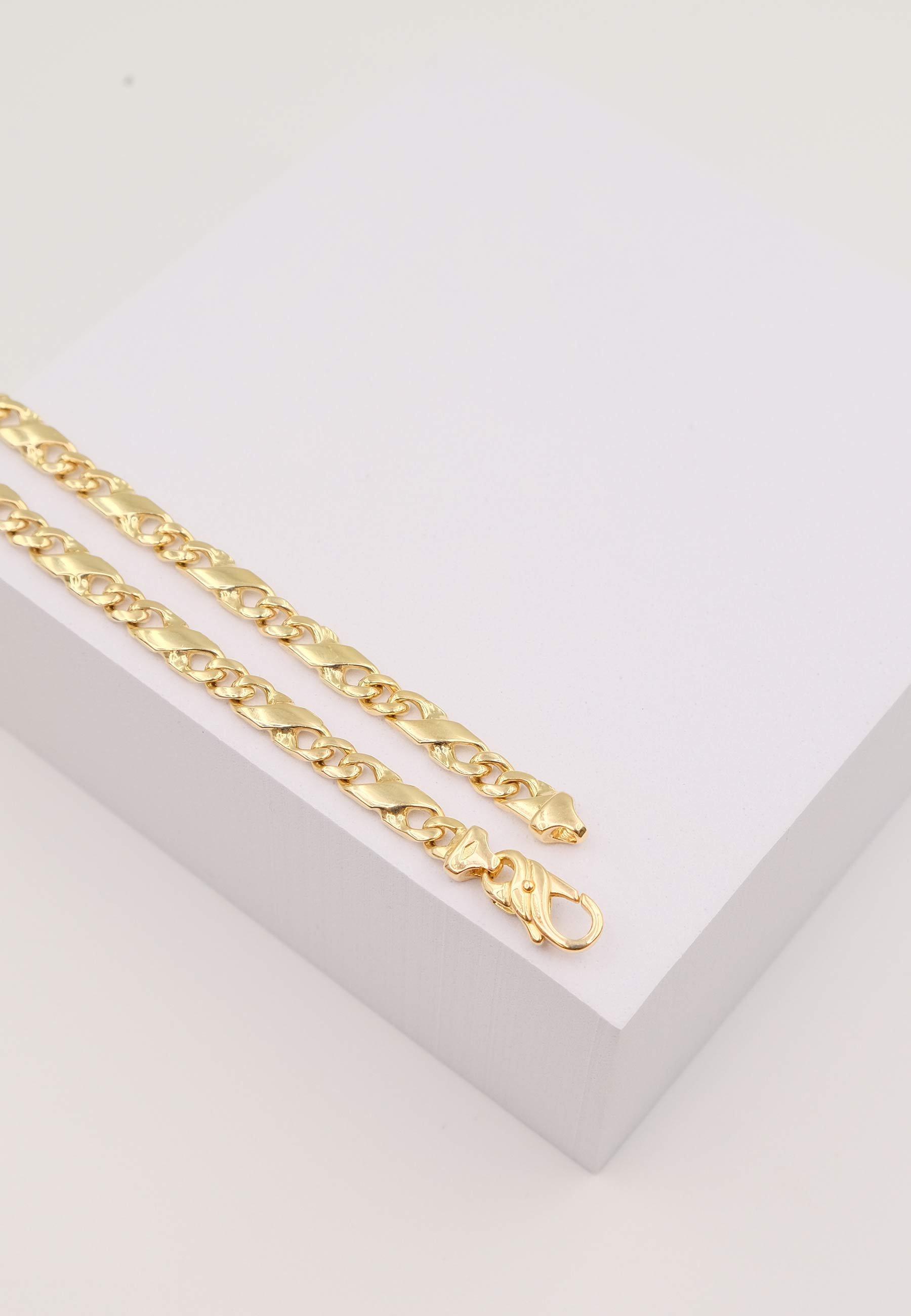 MUAU Schmuck Bracelet Carrera Gelbgold 750 19cm, 5mm