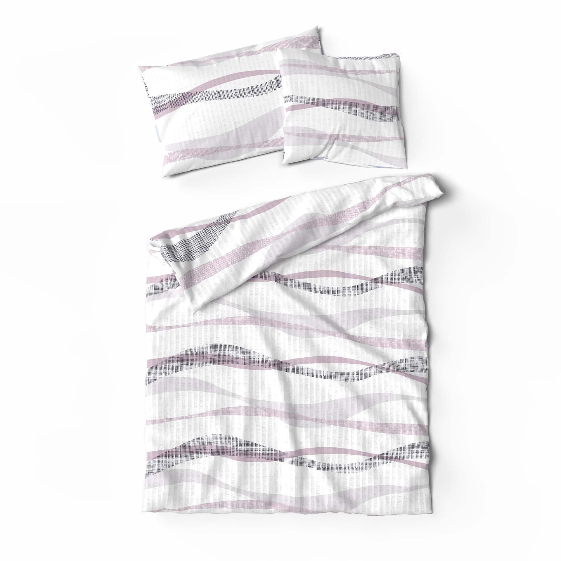 Lotus Bettwaren Lotus Kopfkissenbezug Seersucker Leonidas