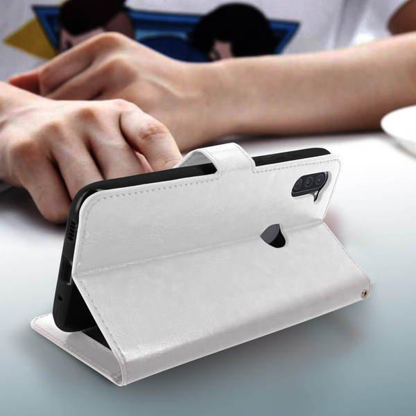 Avizar Vintage Case Galaxy A11 Weiß