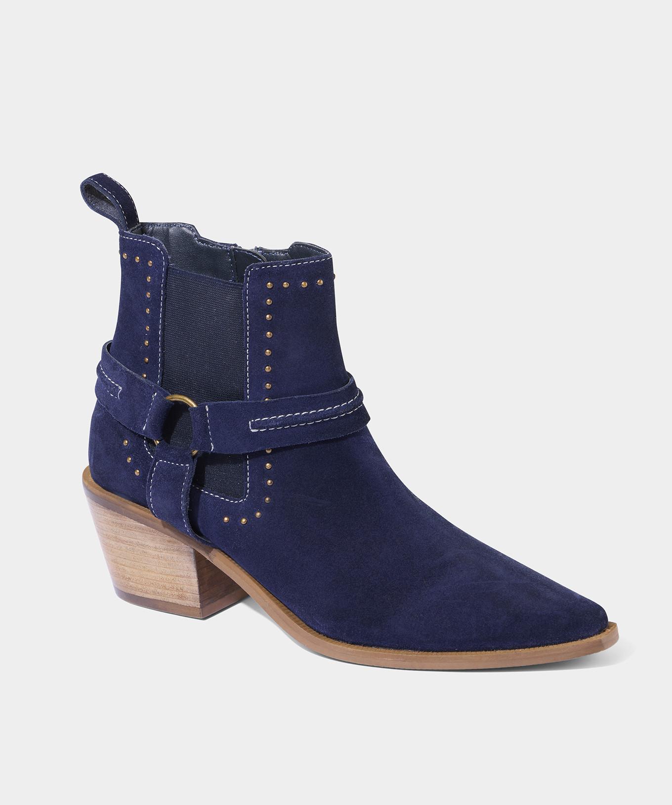 Joe Browns Nietenbesetzte Premium-Wildleder-Stiefeletten