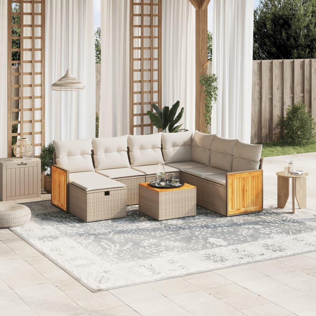 VidaXL Garten sofagarnitur poly-rattan