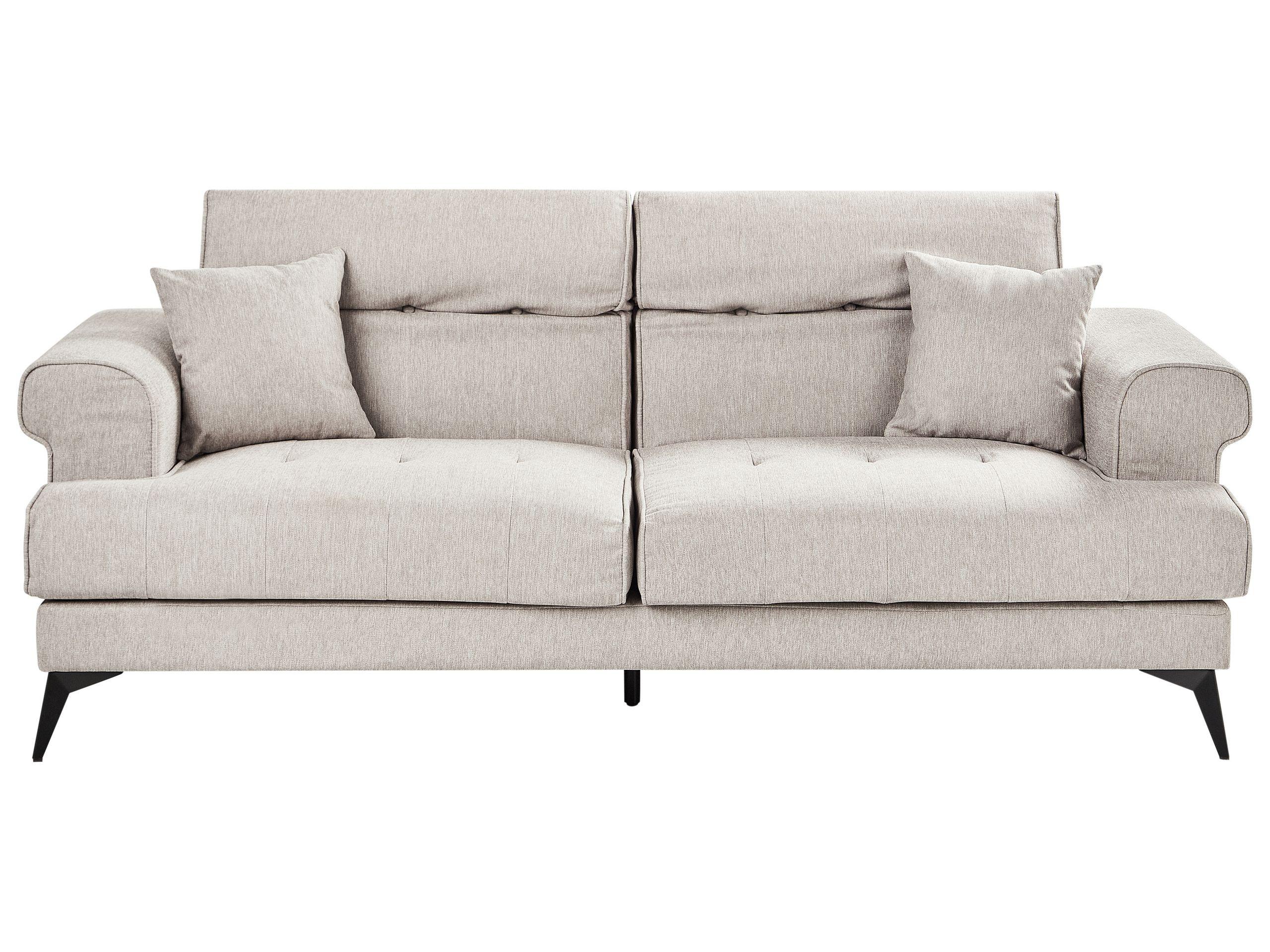 Beliani 3 Sitzer Sofa aus Polyester Minimalistisch SKIVE