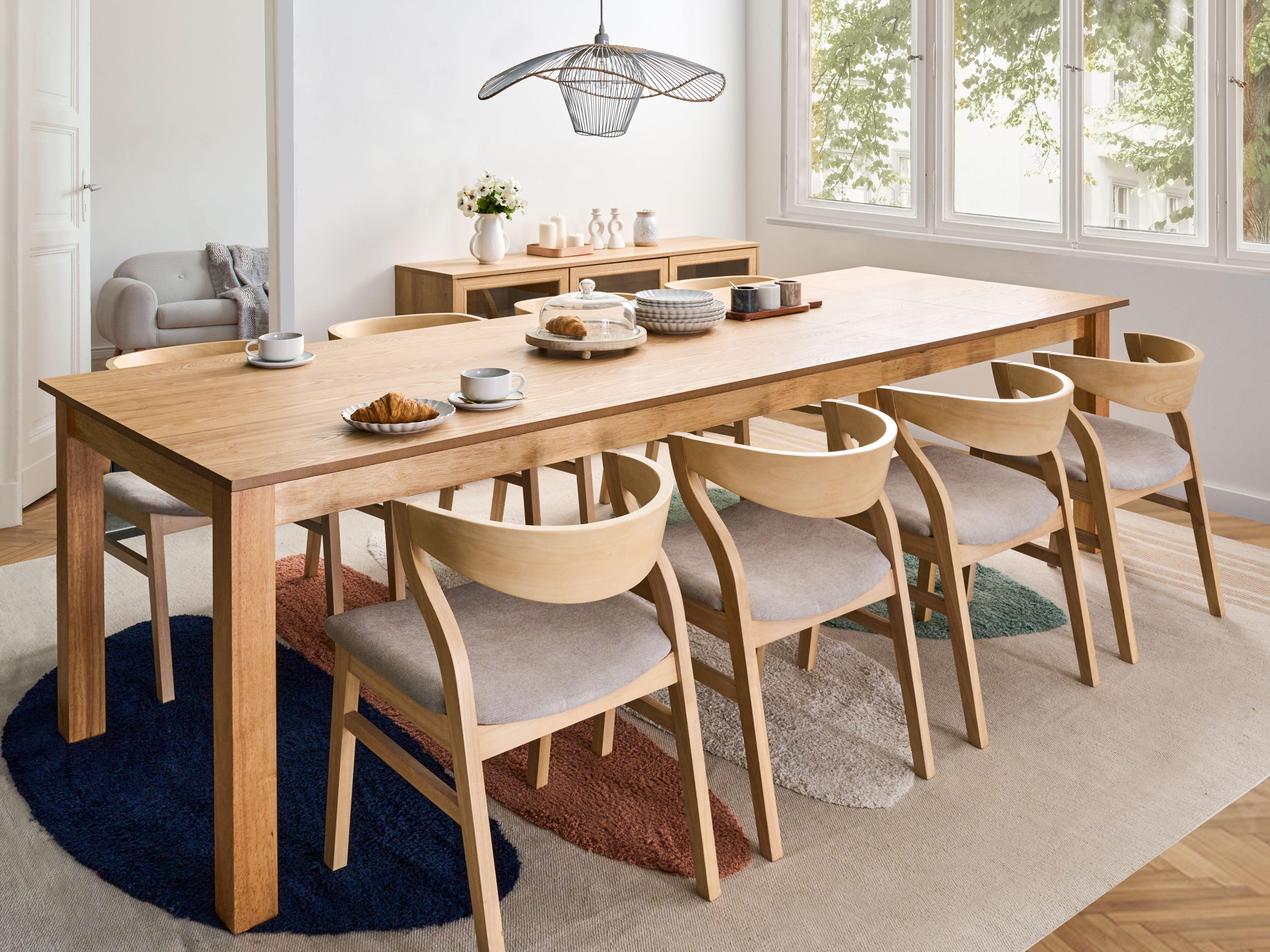 Beliani Ausziehbarer Esstisch aus MDF-Platte Klassisch MADURA