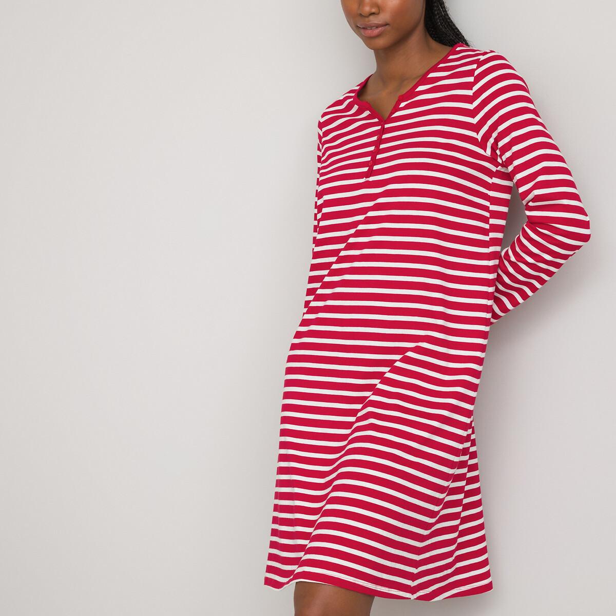 La Redoute Collections Nachthemd aus Baumwoll-Jersey