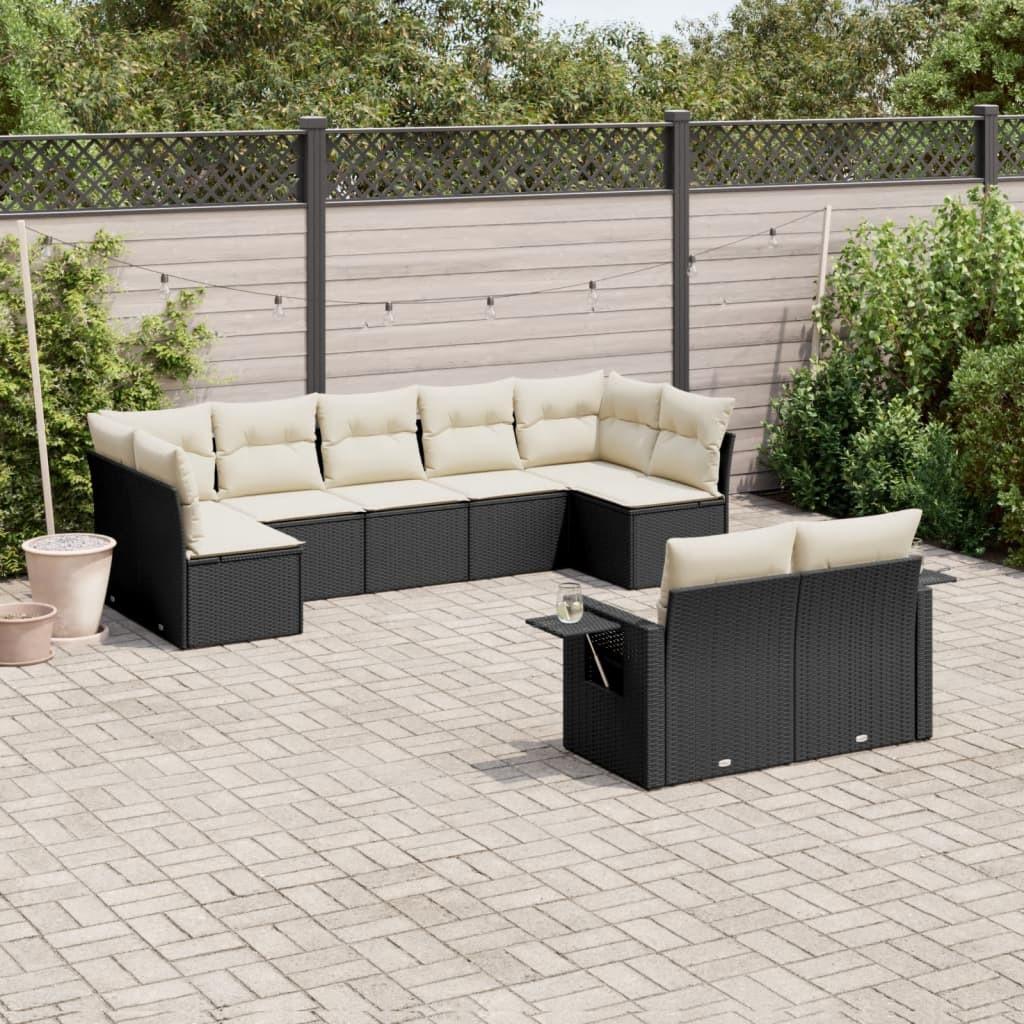 VidaXL Garten sofagarnitur poly-rattan