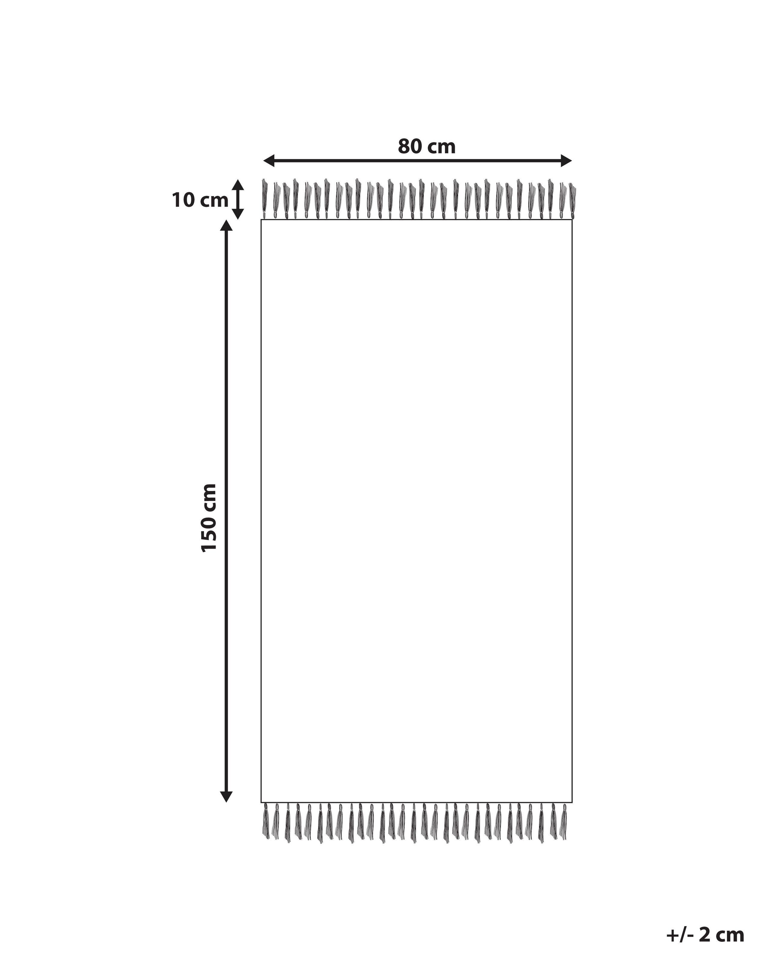 Beliani Teppich aus Kunststoff Boho MALHIA