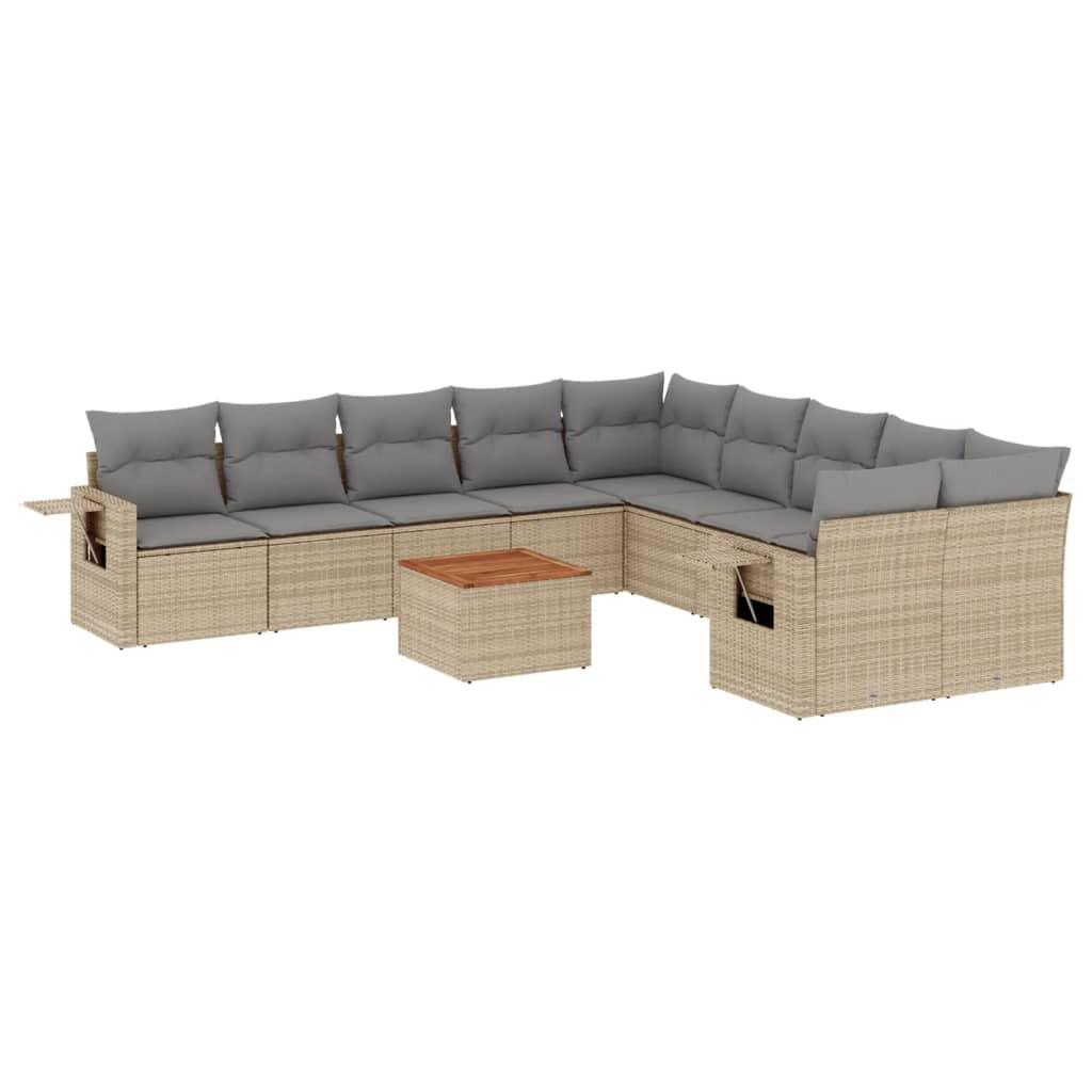 VidaXL Garten sofagarnitur poly-rattan
