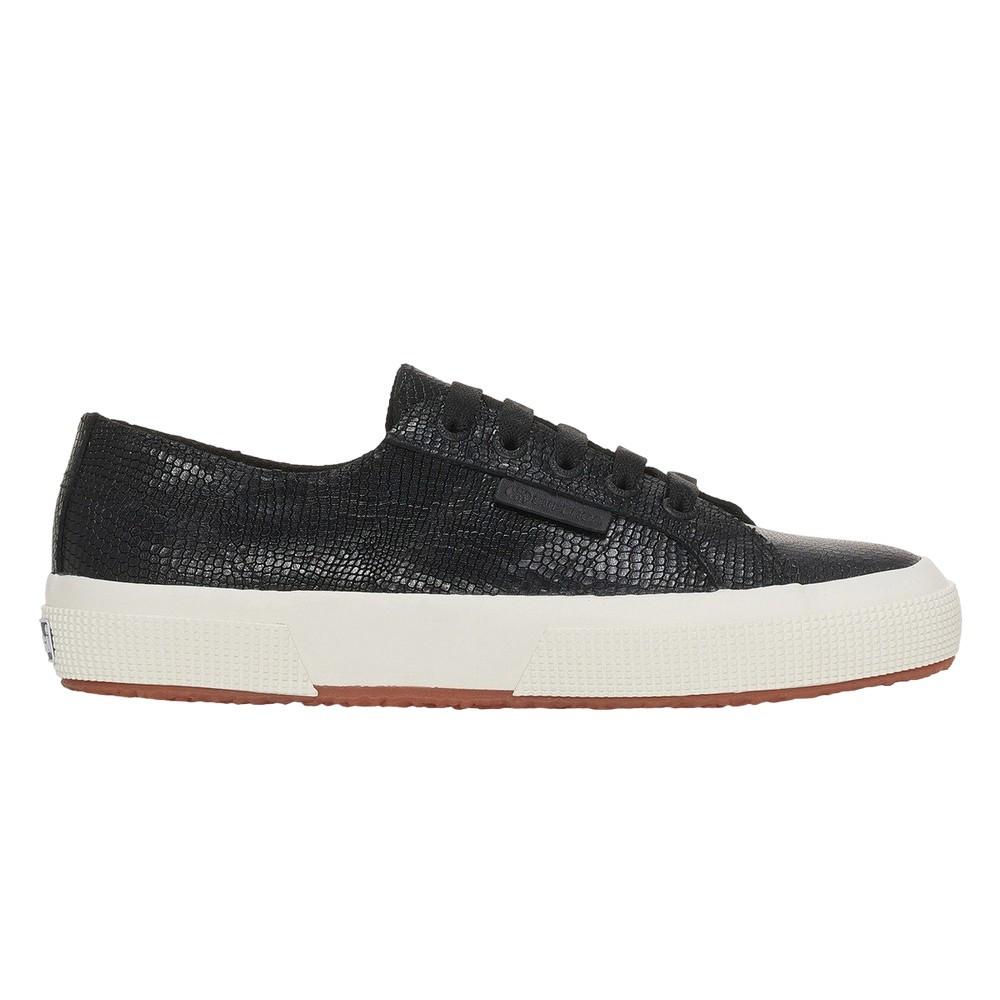 SUPERGA Sneaker 2750, Schlangenmuster, Narbiges Leder