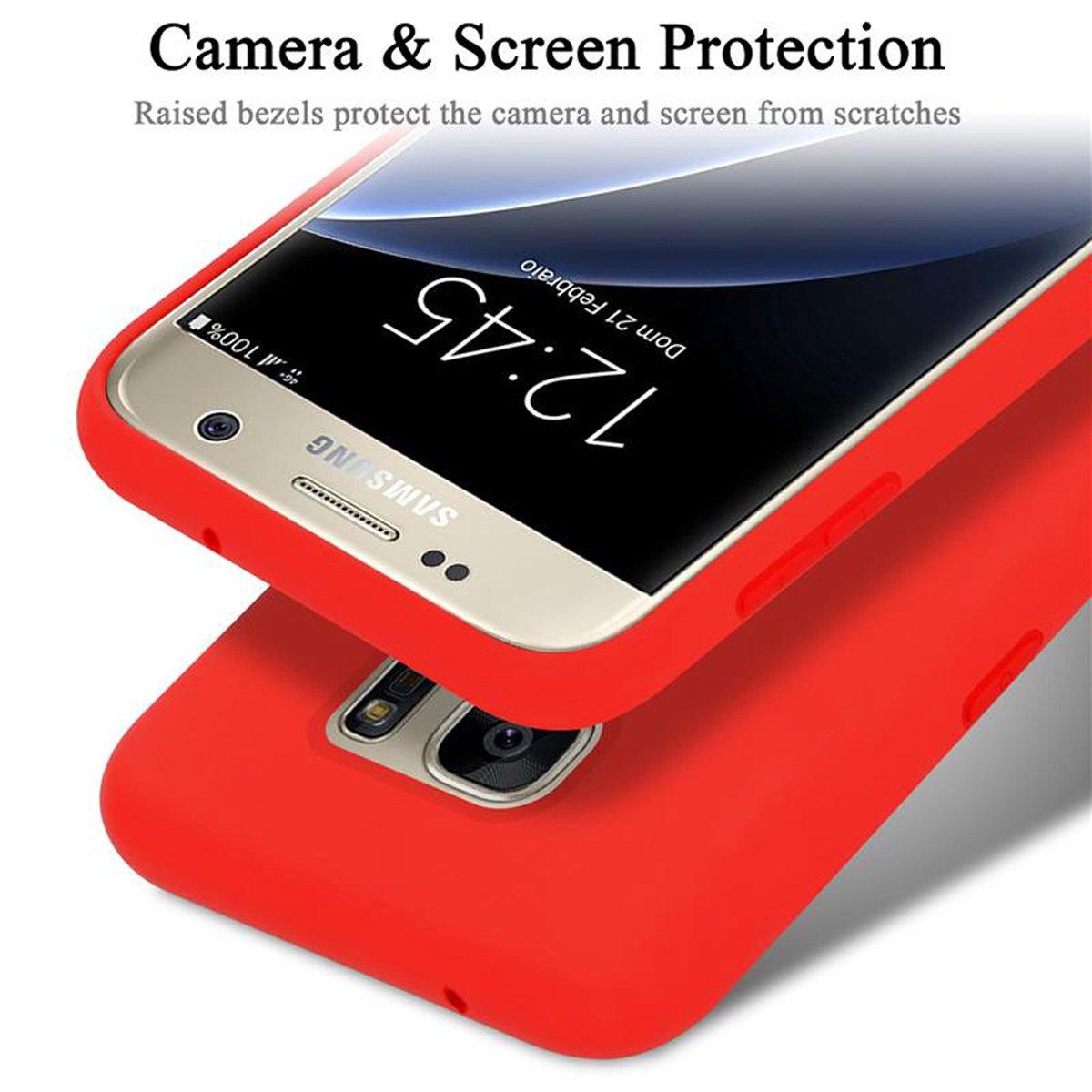 Cadorabo Hülle für Samsung Galaxy S7 TPU Silikon Liquid