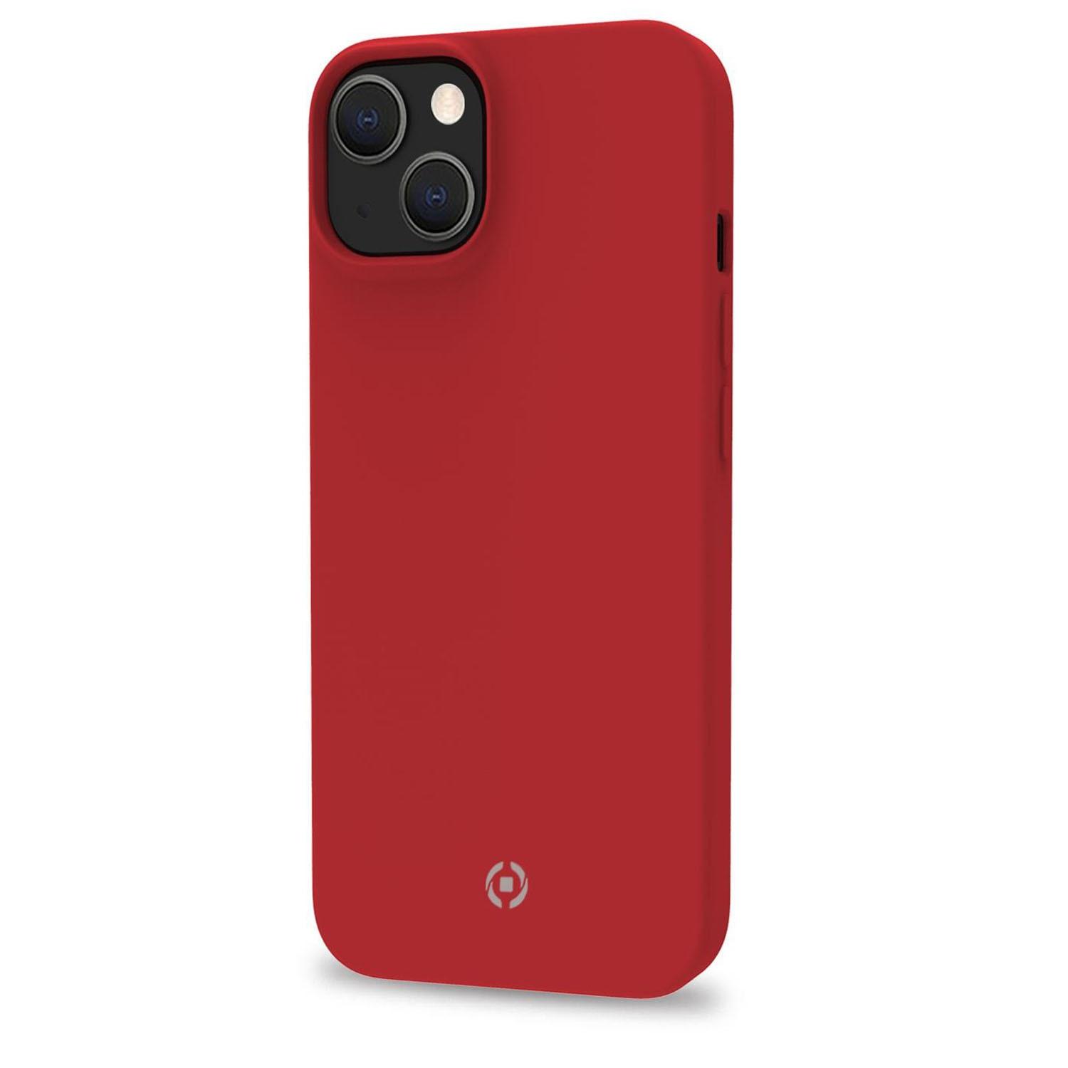 Celly Cromo Soft Gummihülle iPhone 14 Rot