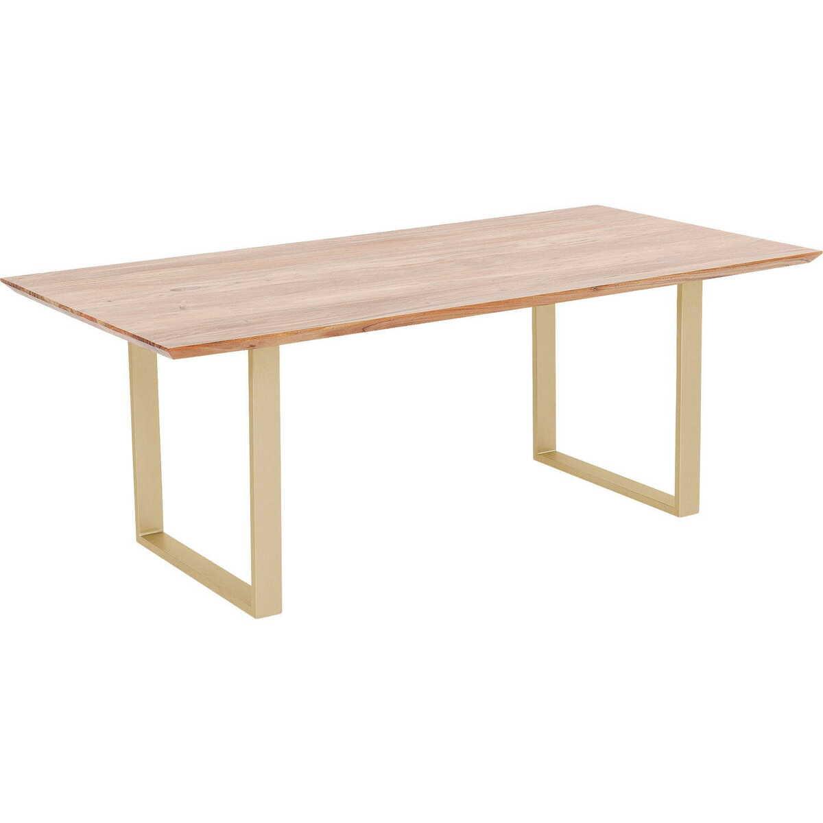 KARE Design Tisch Symphony Messing 160x80