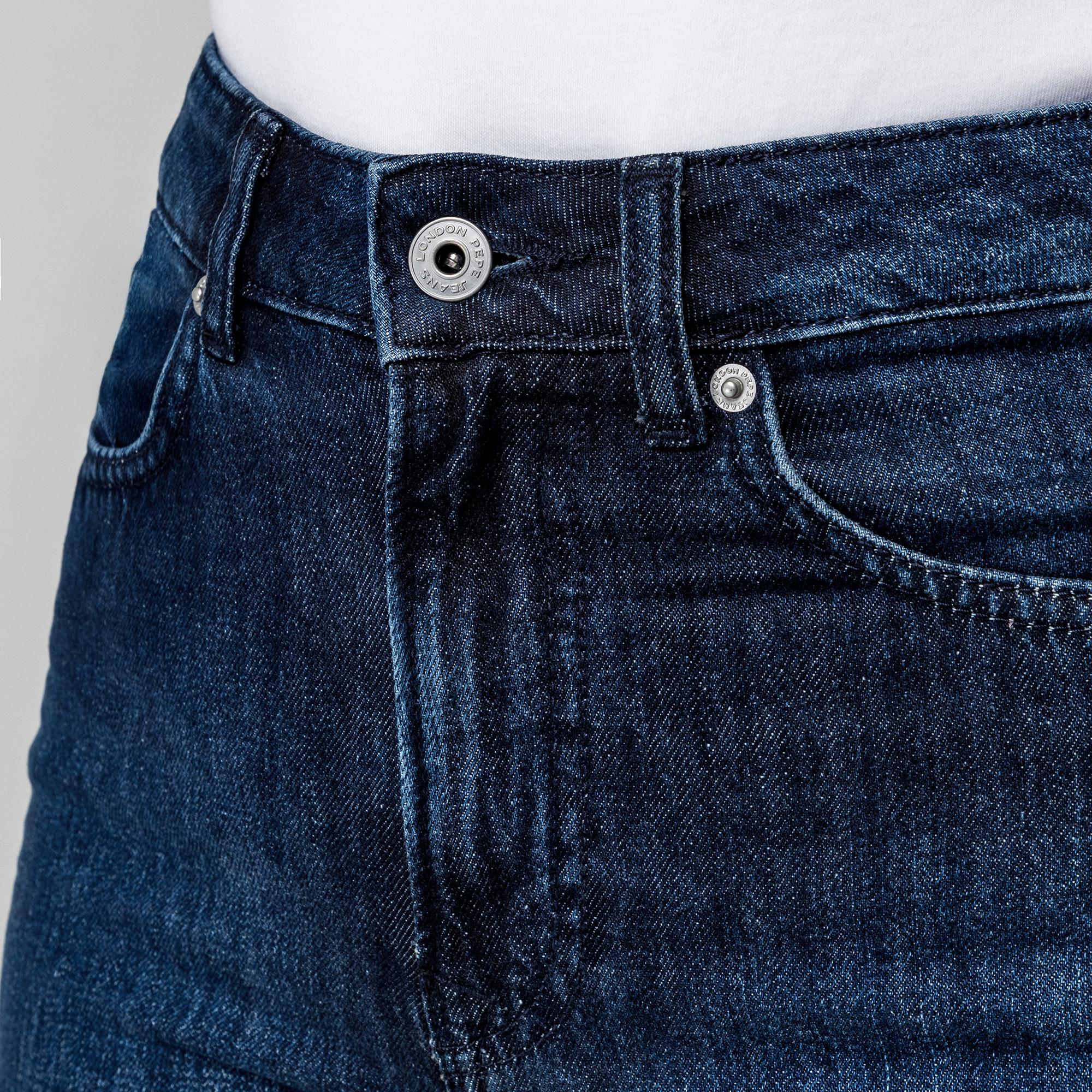 Pepe Jeans London Lexa Straight Fit High Waist Wide Leg Jeans