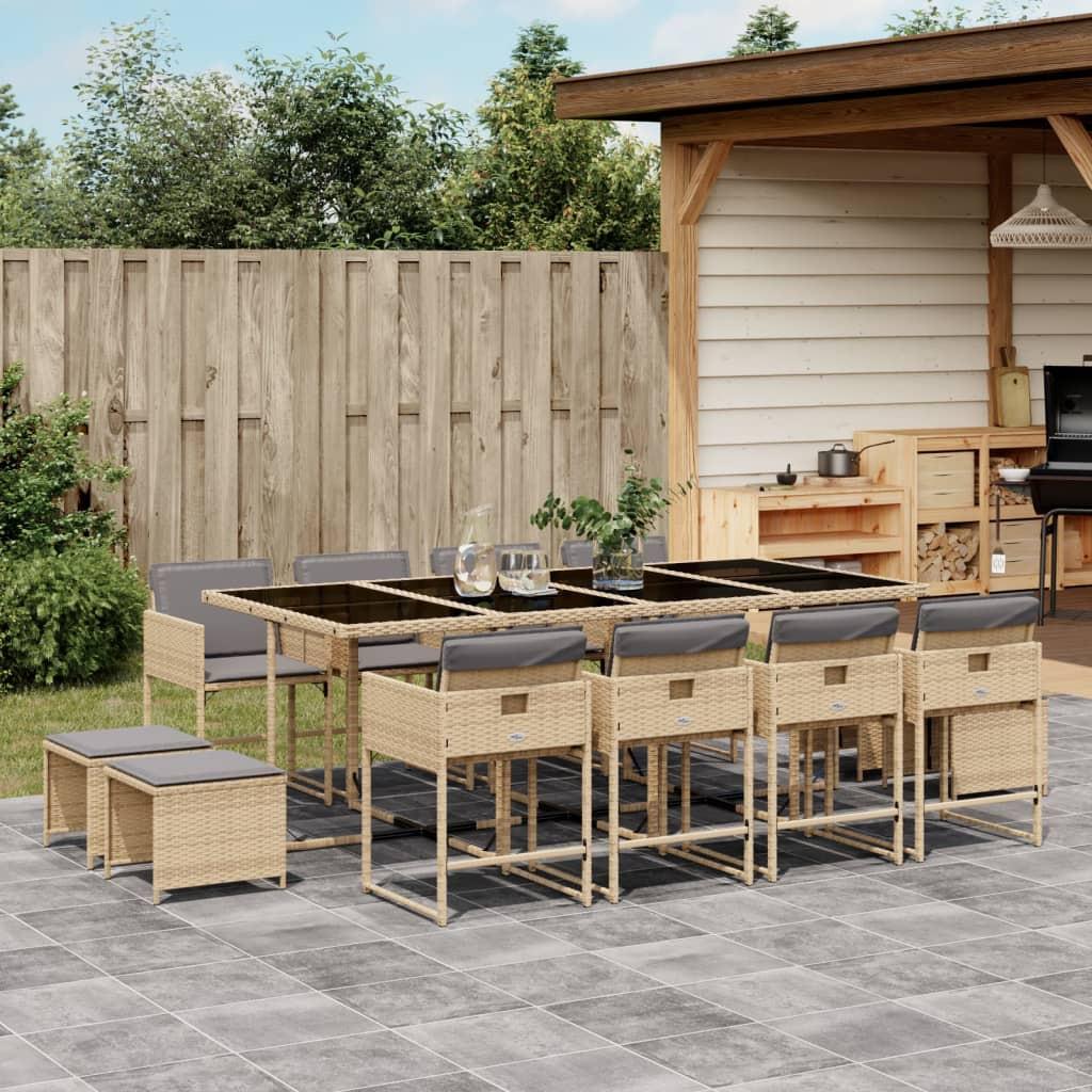 VidaXL Garten essgruppe poly-rattan