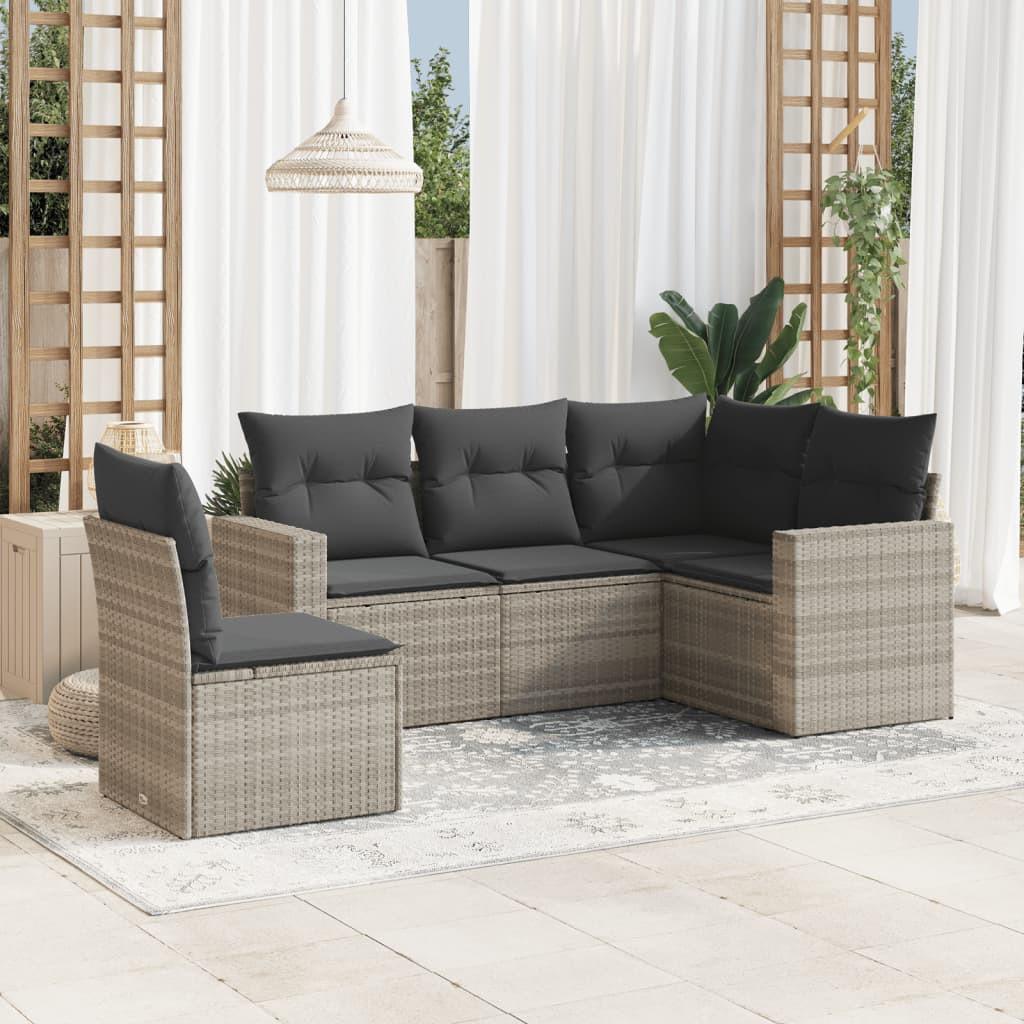 VidaXL Garten sofagarnitur poly-rattan