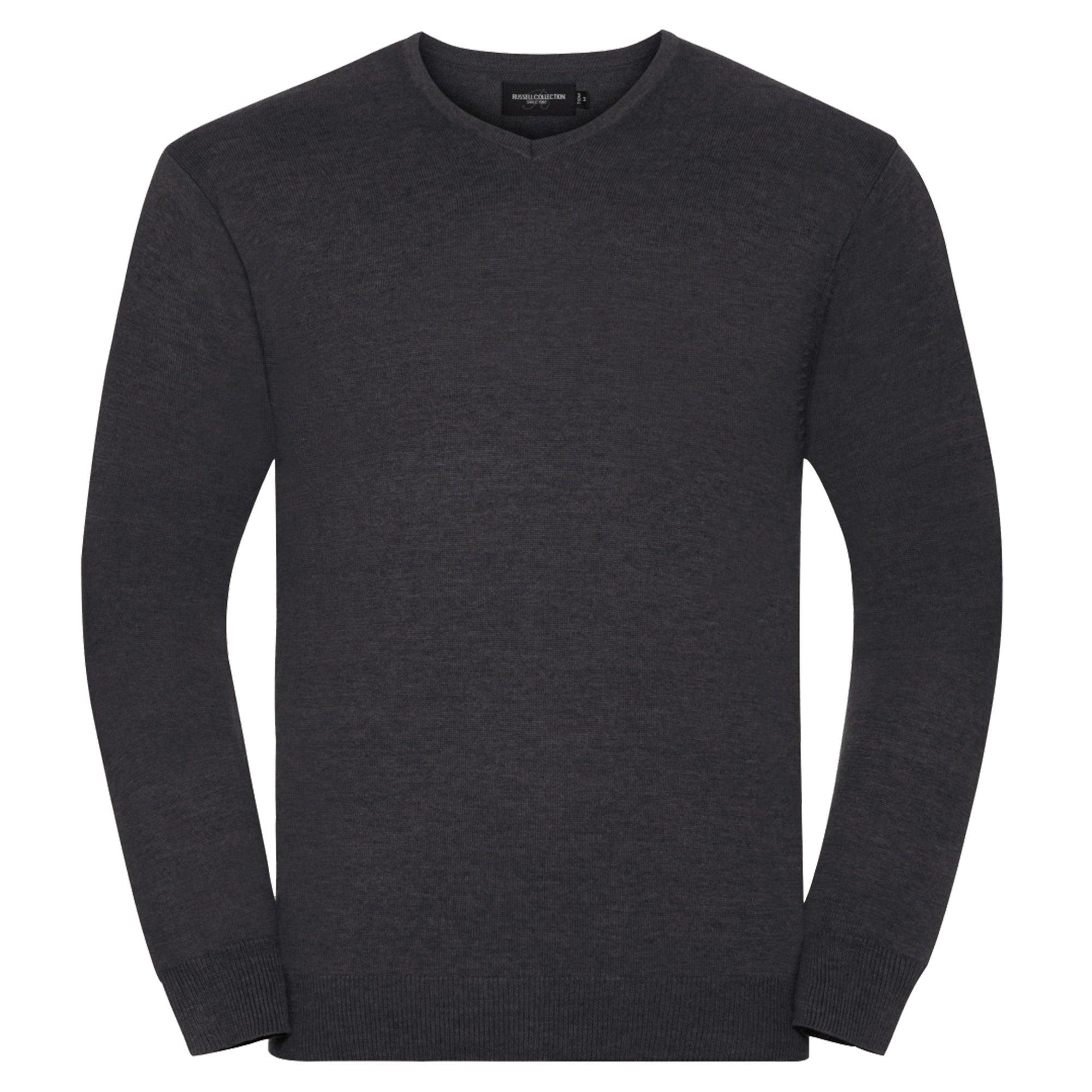 Russell Collection Strickpullover mit VAusschnitt
