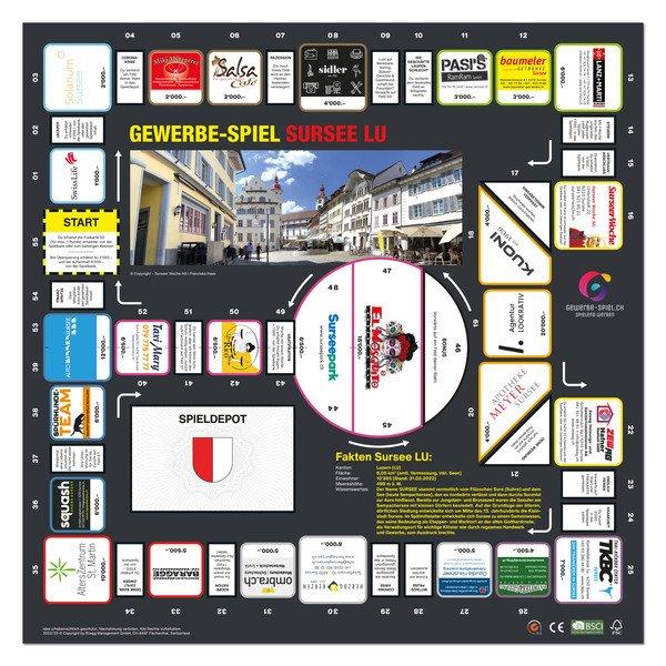 GEWERBE-SPIEL Brettspiel SURSEE LU (Deutsch)
