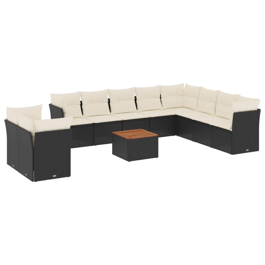 VidaXL Garten sofagarnitur poly-rattan