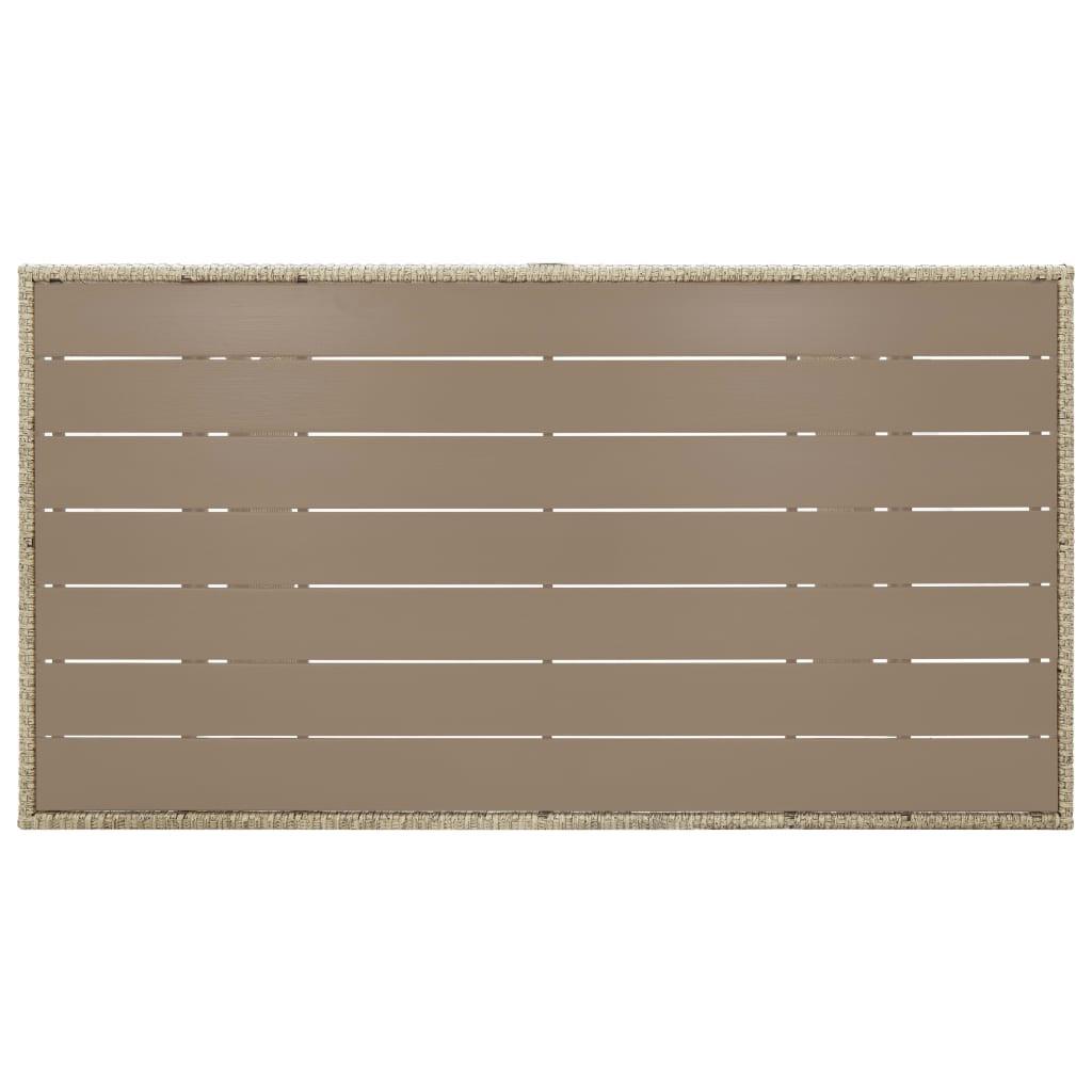 VidaXL Gartentisch poly-rattan