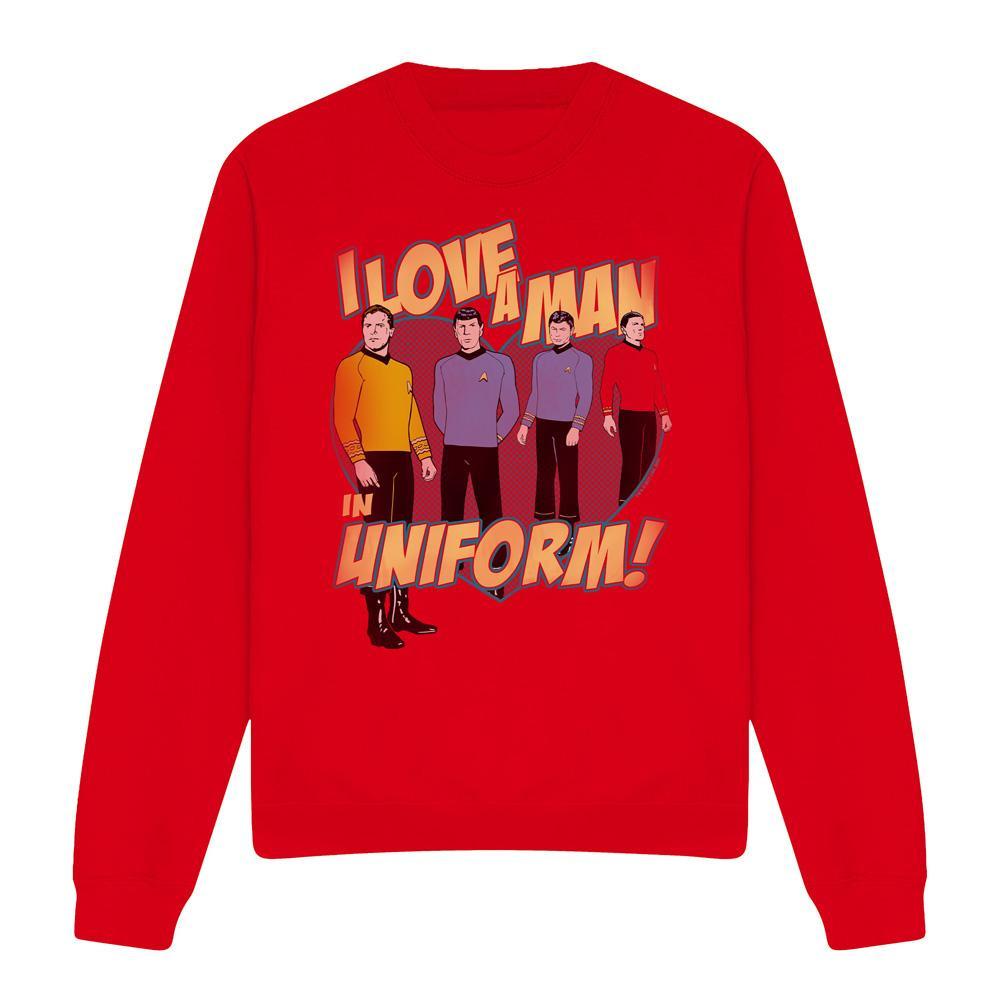 Star Trek Man in Uniform Sweatshirt