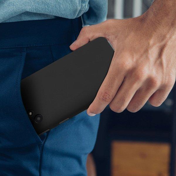 Avizar Soft Touch Hülle Galaxy A72 Schwarz