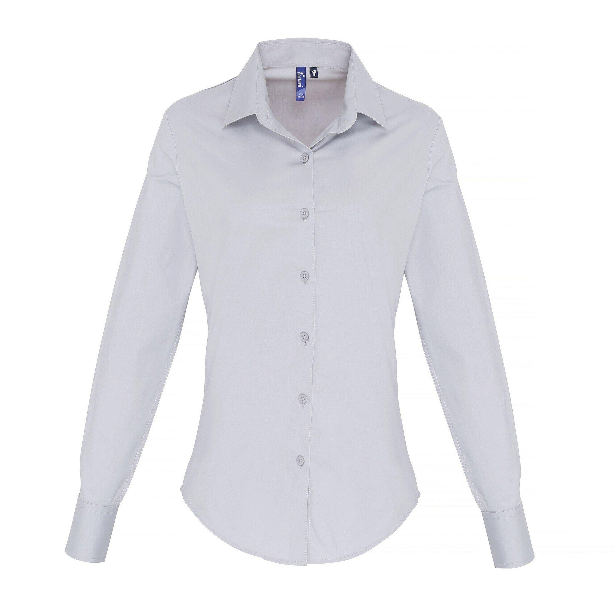 PREMIER Langärmlige Button-Down Bluse
