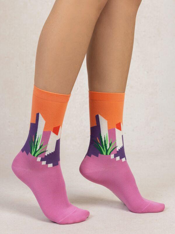 BLEU FORET Socken Mexico