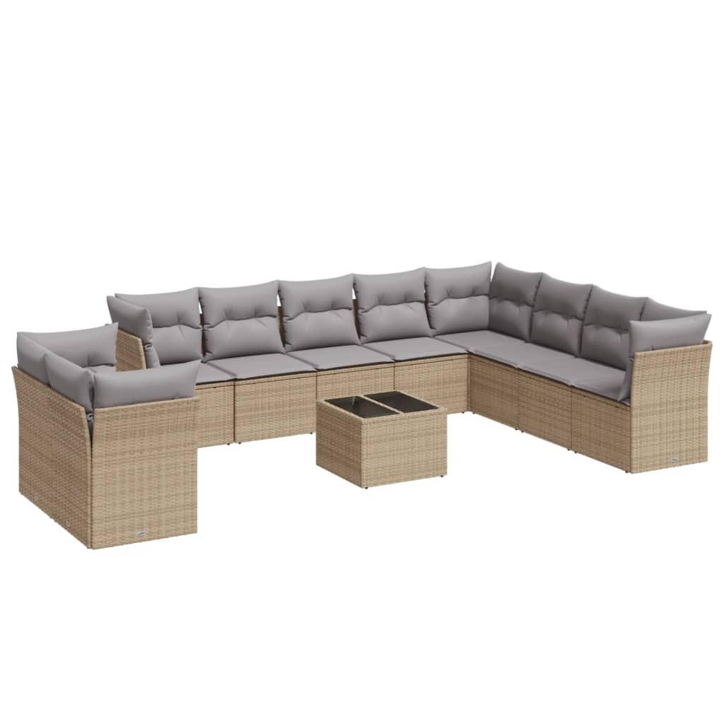 VidaXL Garten sofagarnitur poly-rattan