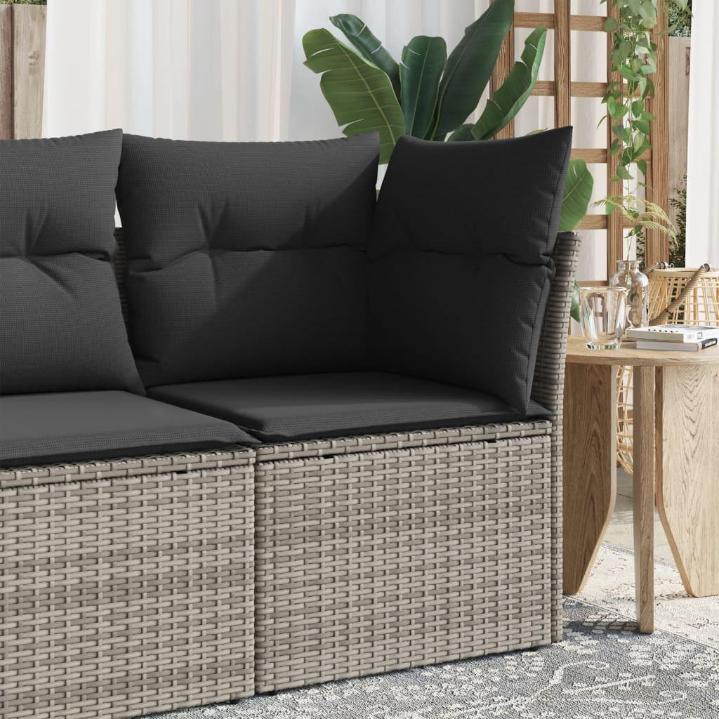 VidaXL Gartensofa poly-rattan