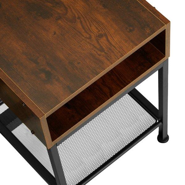 Tectake Nachttisch Harlow 40,5x40,5x59cm