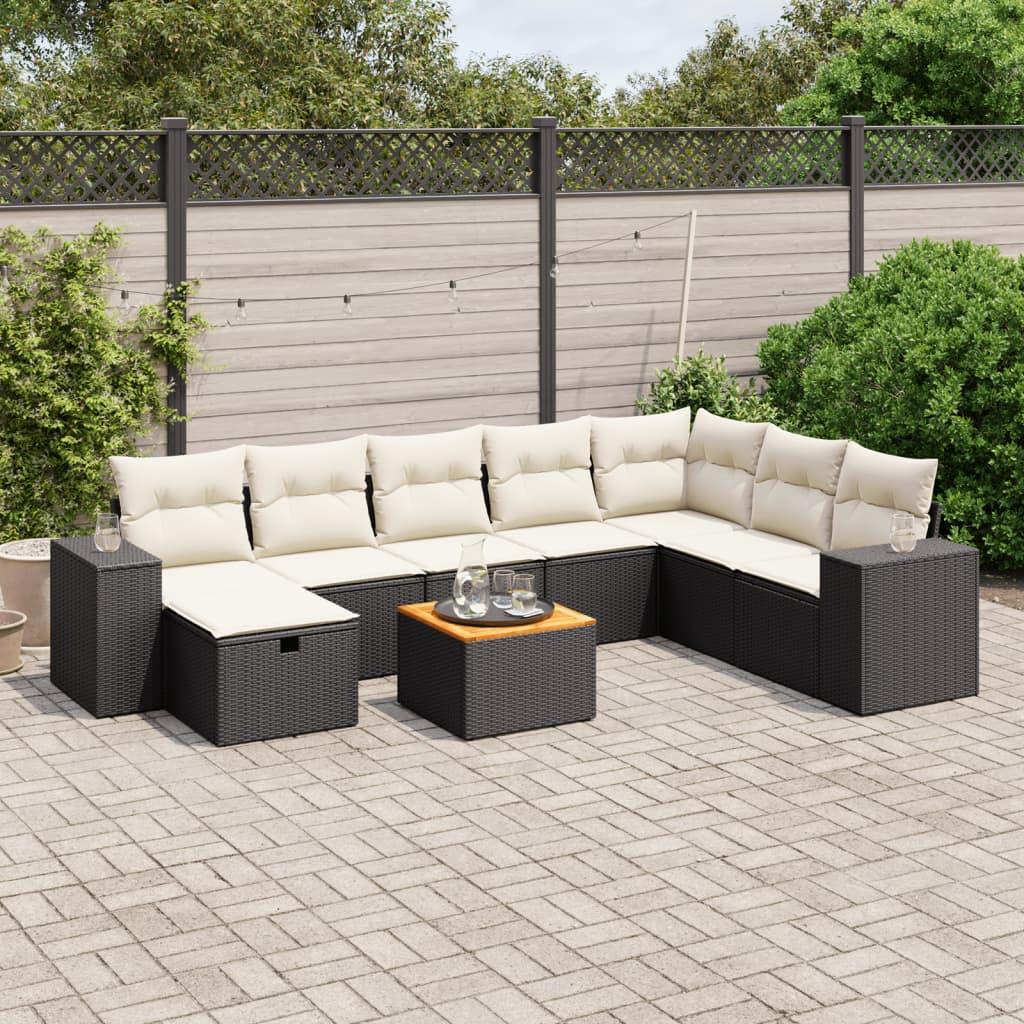 VidaXL Garten sofagarnitur poly-rattan