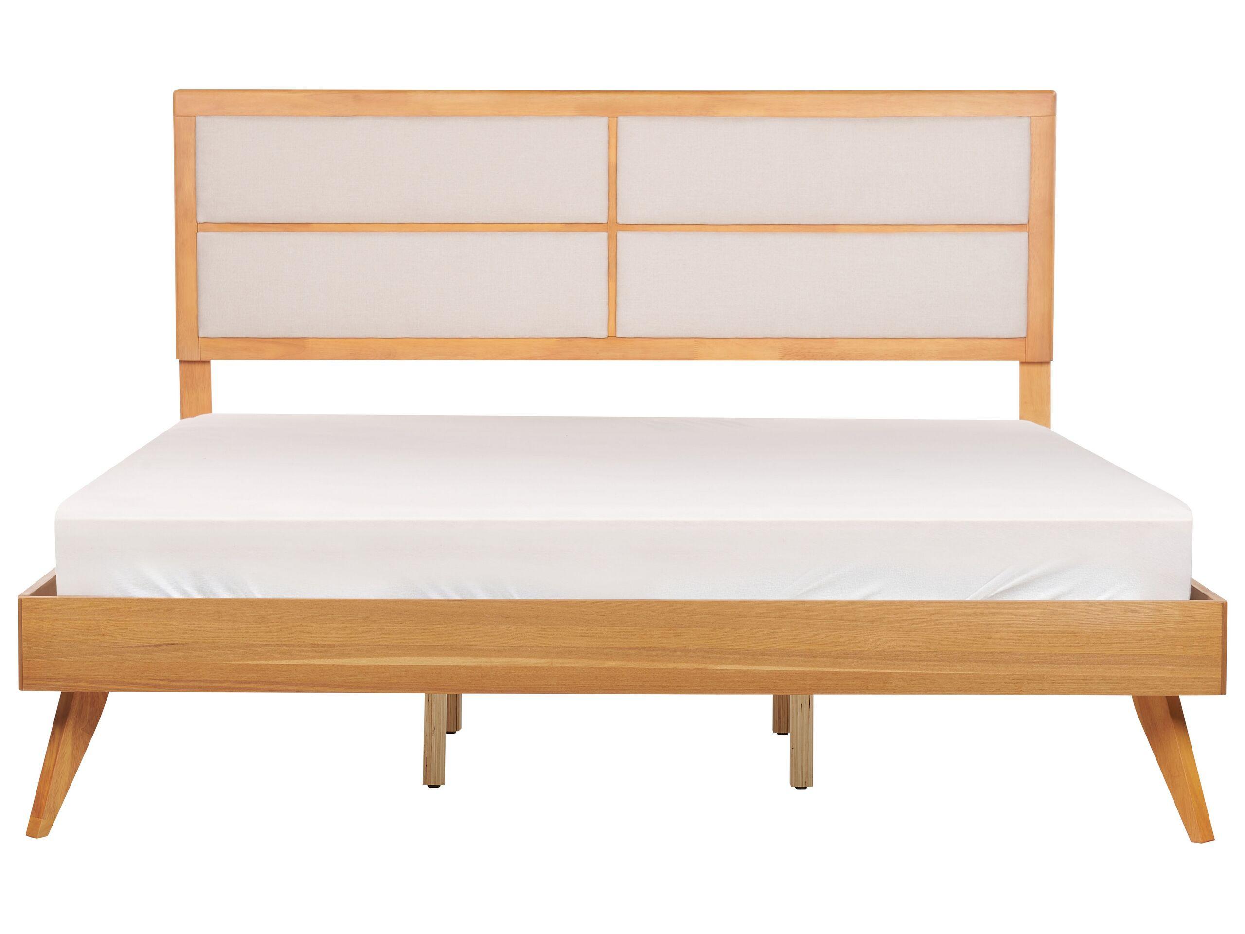 Beliani Bett mit Lattenrost aus MDF-Platte Retro POISSY