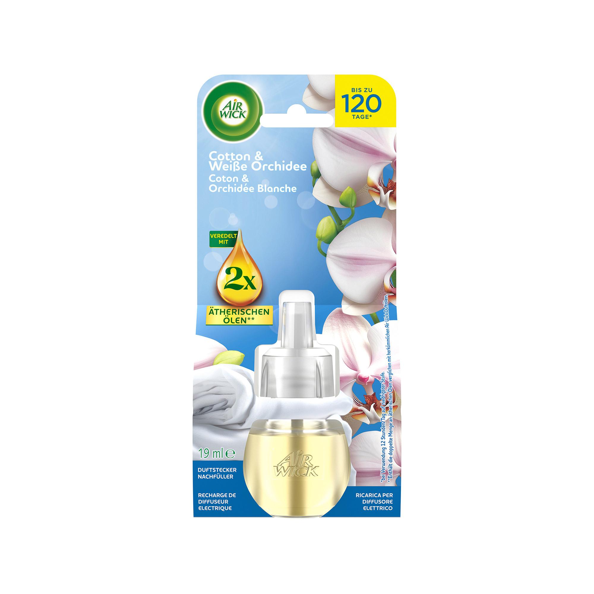 AIR WICK Nachfüllung Duftölflakon Cotton & White orchid