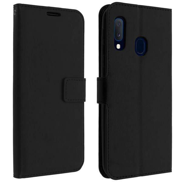 Avizar Vintage Case Galaxy A20e Schwarz