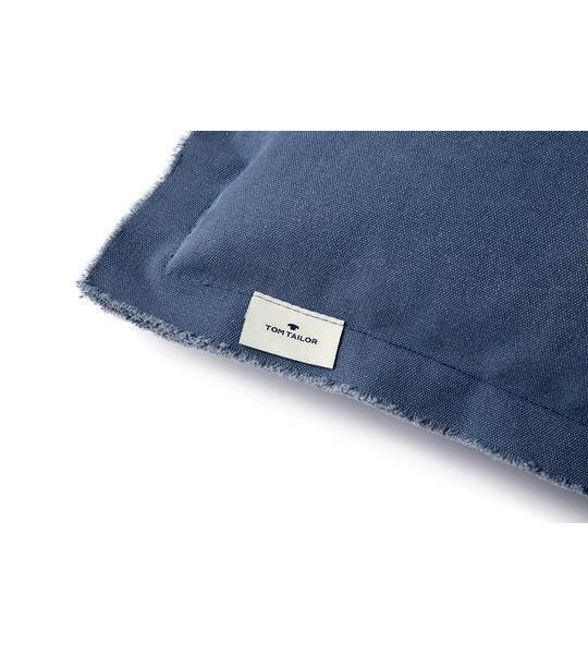 TOM TAILOR Washed Fringes Kissenbezug