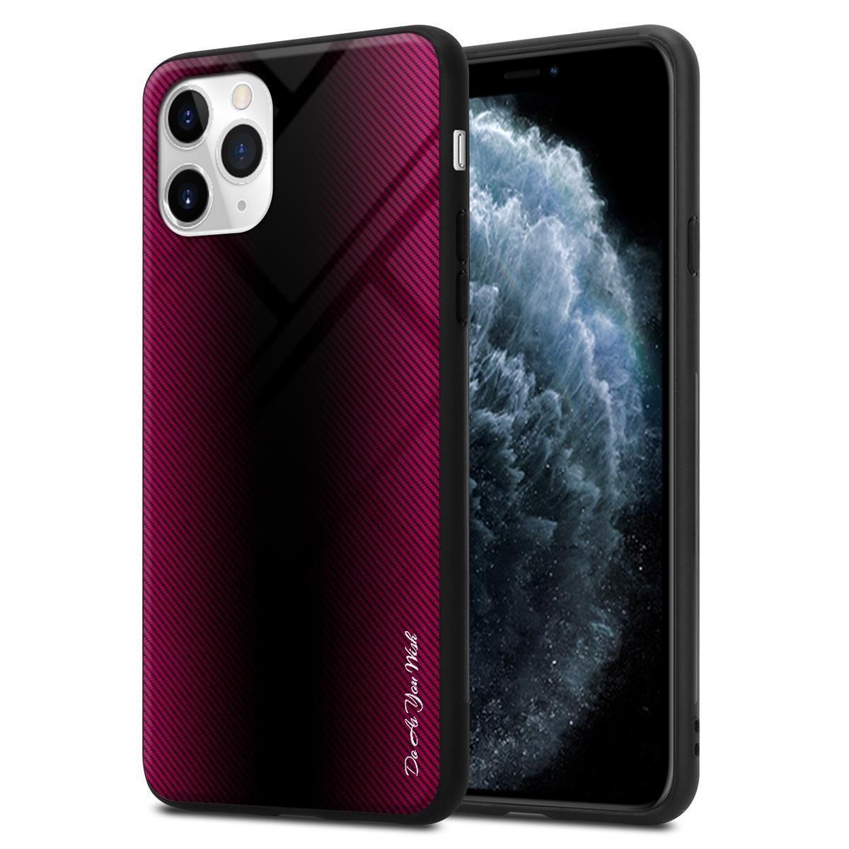 Cadorabo Hülle für Apple iPhone 11 PRO MAX Streifen Optik