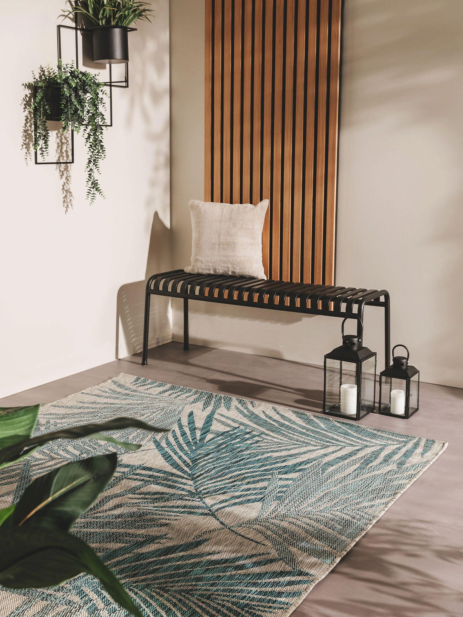 Benuta In- & Outdoor-Teppich Cleo Blau