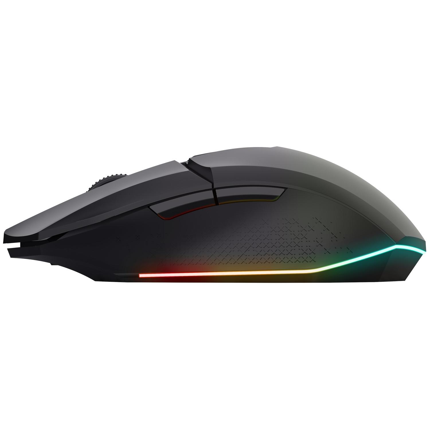 Trust GXT 112 Felox Kabellose Gaming-Maus + Mauspad Schwarz