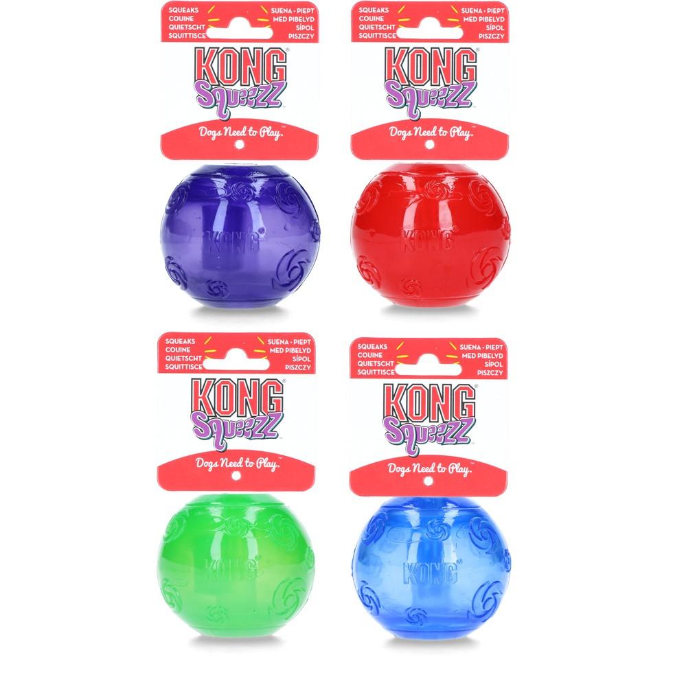 KONG KONG Squeezz Ball Medium (Sort.)