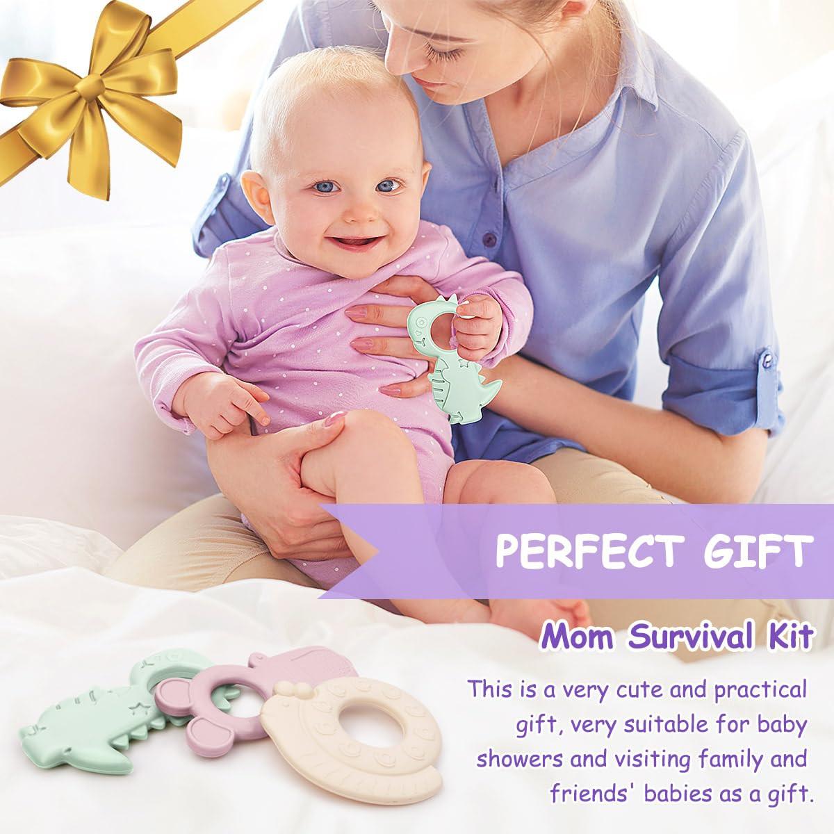 Activity-board Tiere Beißhilfe Baby, BPA-frei Großer Beißring Baby