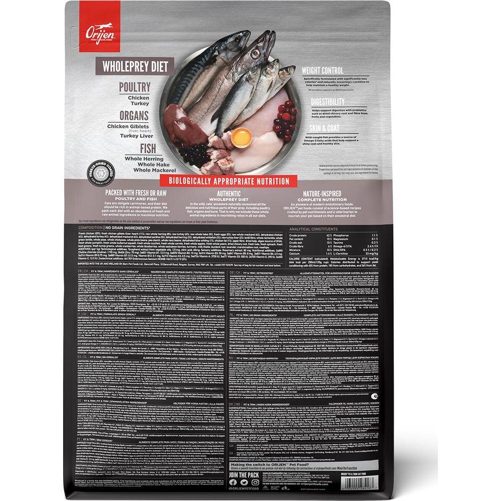 Orijen Fit & Trim, jedes Alter, Geflügel & Fisch, 1.8kg
