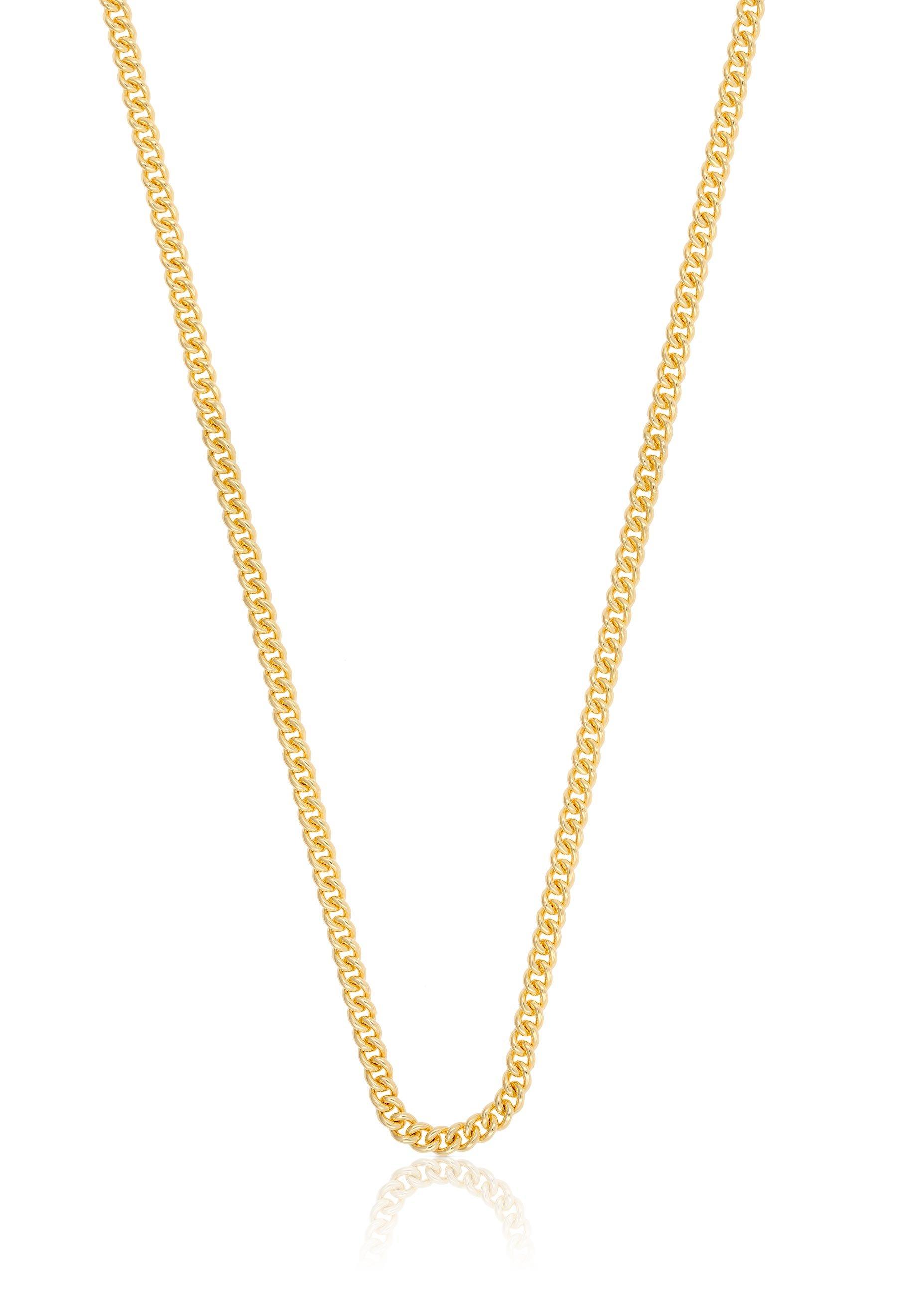 MUAU Schmuck Collier Rundpanzer Gelbgold 750, 2.1mm, 45cm