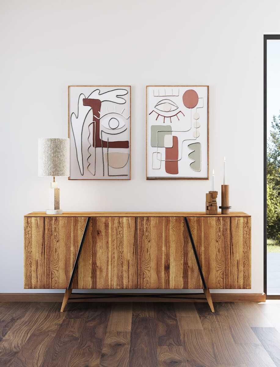 KARE Design Leinwandbild Art Eye links 60x90