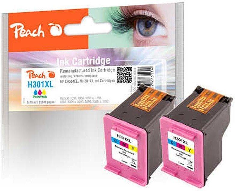 Peach Tinte Nr. 301XL (CH564EE) 2x Color