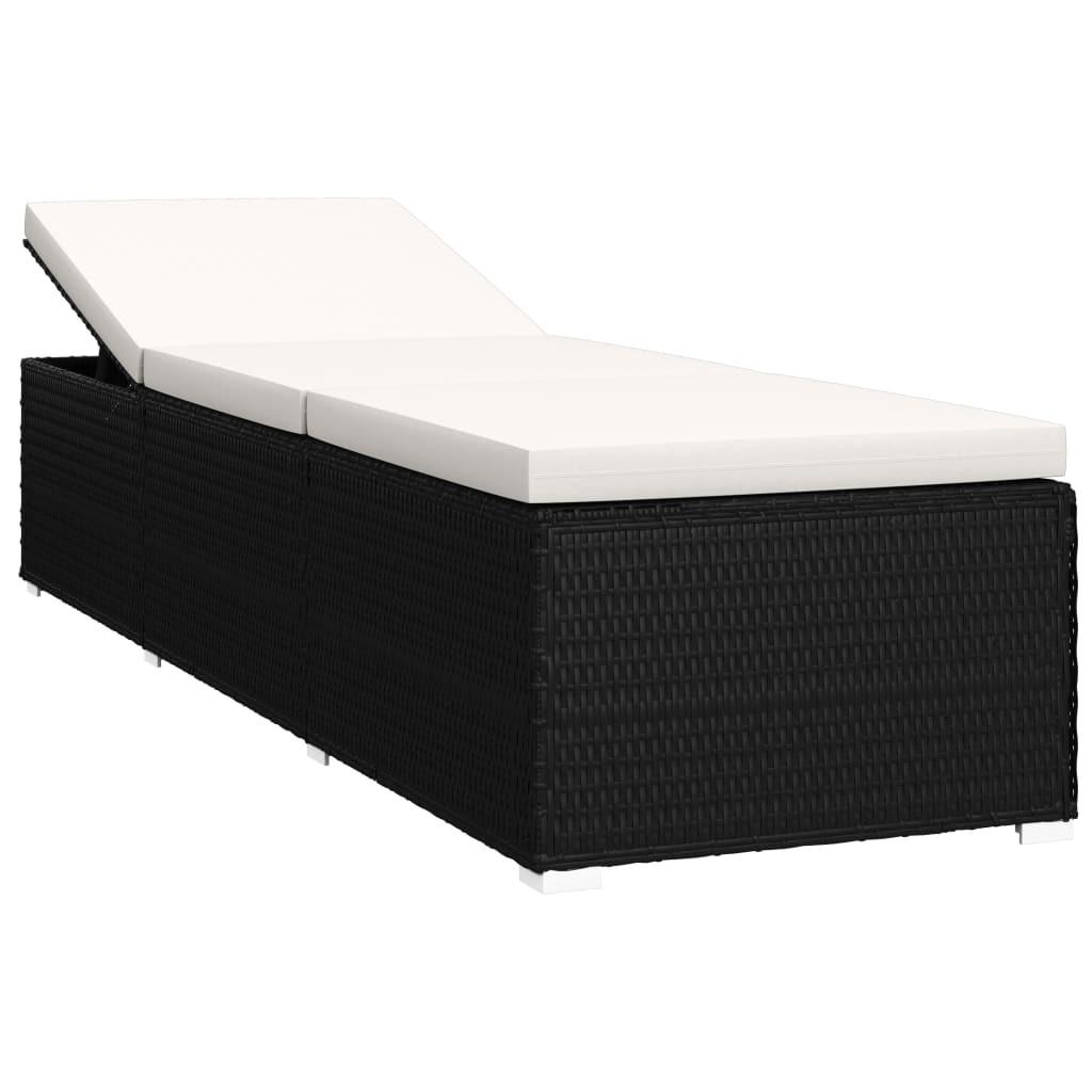 VidaXL Sonnenliege poly-rattan