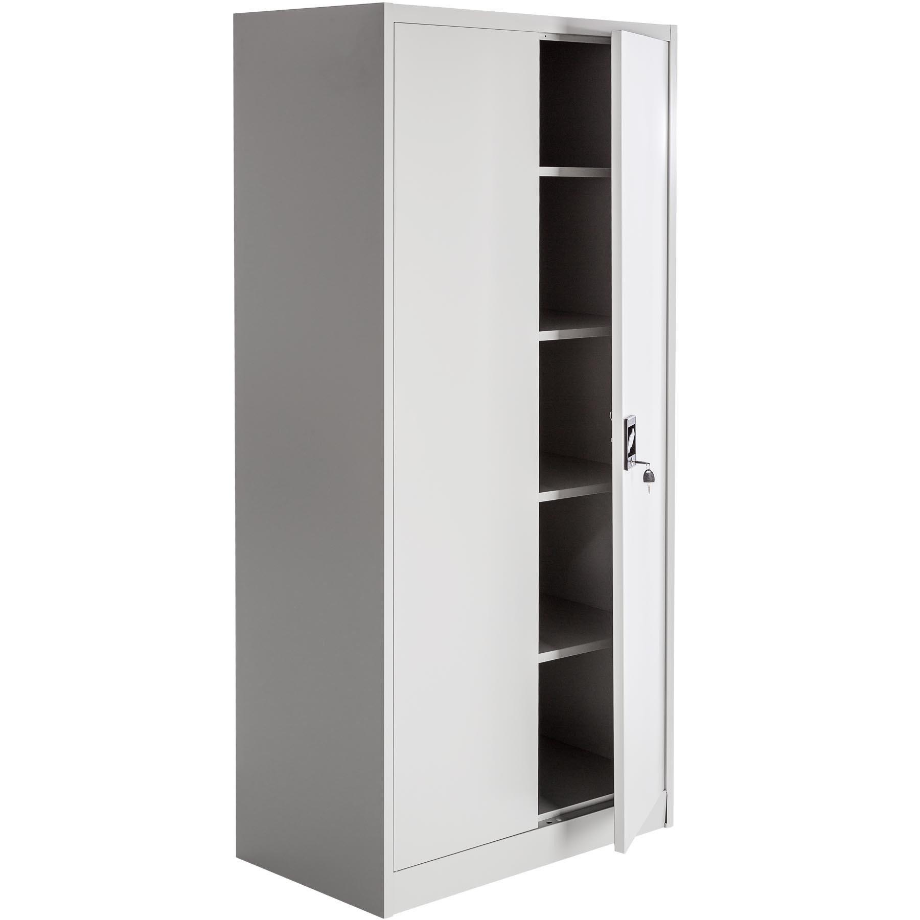 Tectake 4er Set Aktenschrank mit 5 Böden