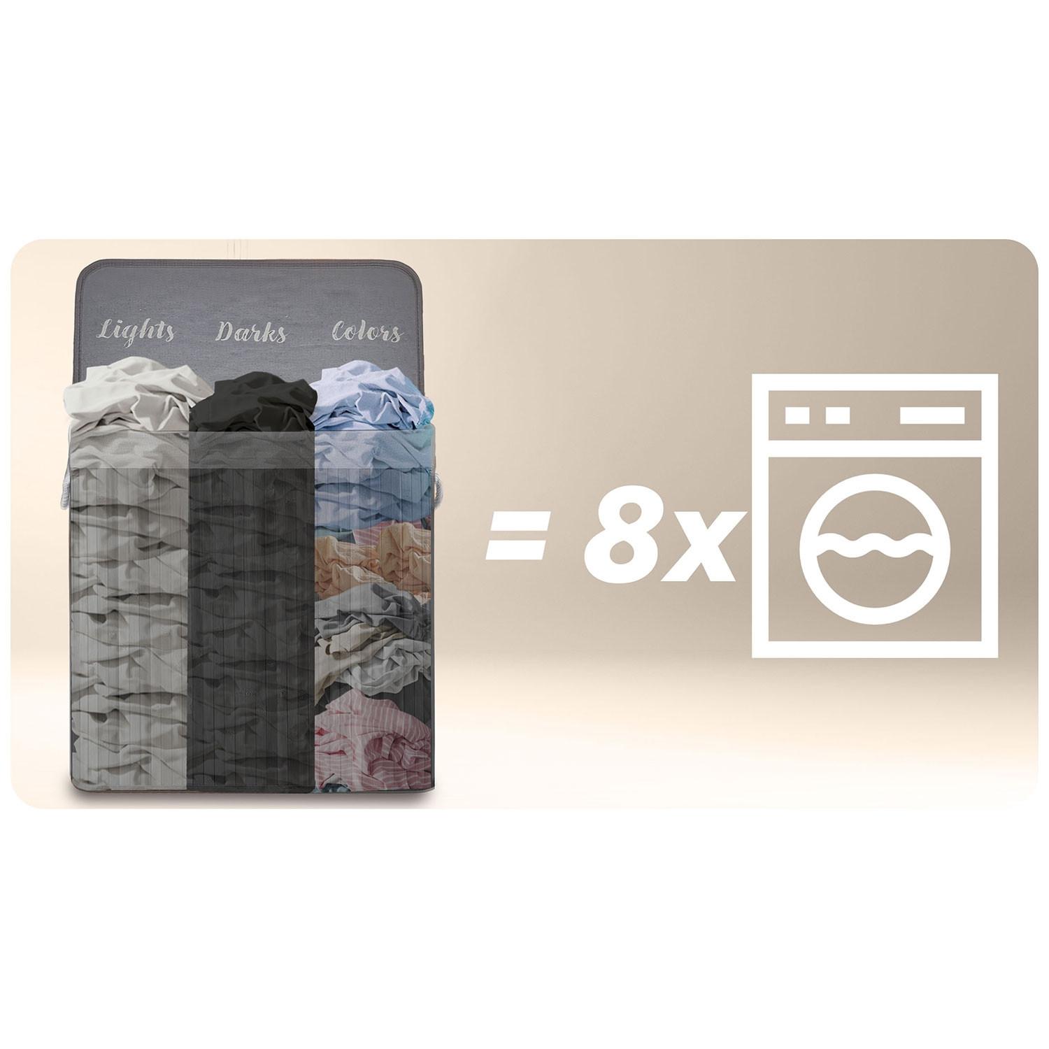 B2X Wäschekorb mit Deckel